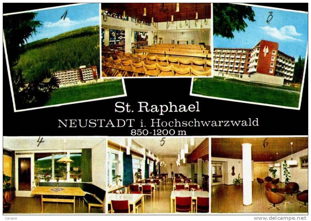 AK Neustadt/Schwarzwald, Altersheim St. Raphael, Gel 1968 - Hochschwarzwald