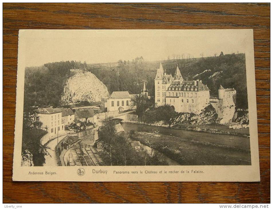 Panorama Vers Le Château Et Le Rocher De La FALAIZE / Anno 19?? ( Zie Foto Voor Details ) !! - Durbuy