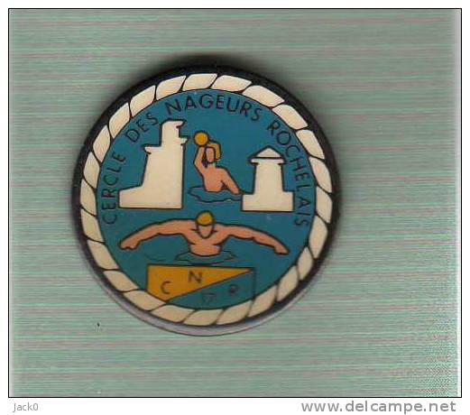 Pin´s  Sport, Natation, C.N.R  Club  Des  Nageurs  Rochelais  ( 17 ) - Schwimmen