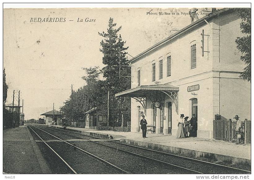 Bedarrides La Gare Interieur Edit Prevost Avignon - Bedarrides