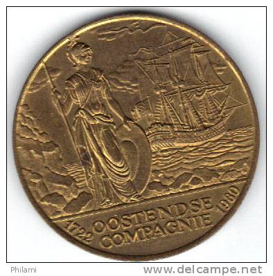 MEDAILLE , OOSTENDE, OOSTENDES COMPAGNIE 1722-1980. (MN 13) - Touristiques