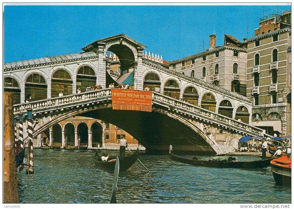 Italy, Venice, Venezia, Ponte Di Rialto, Unused Postcard [12077] - Venezia