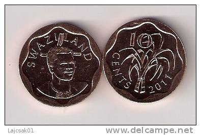Swaziland 10 Cents  2011. High Grade - Swaziland