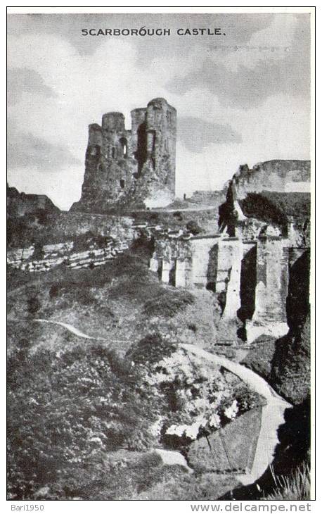 Beatiful Old Post Card    "    SCARBOROUGH  CASTLE          " - Scarborough