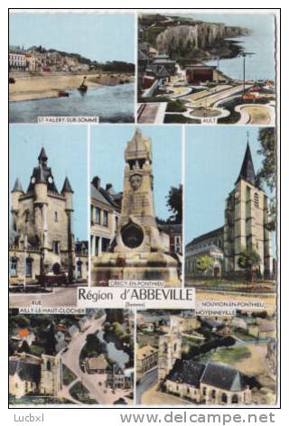 1534-France 80-Region Abbeville-Multivues-Ault-Ailly Le Haut Clocher-Saint Valery Sur Sommes...-Ed Cim - Abbeville