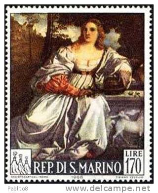 SAN MARINO 1966 TIZIANO SERIE COMPLETA TIMBRATA - Used Stamps