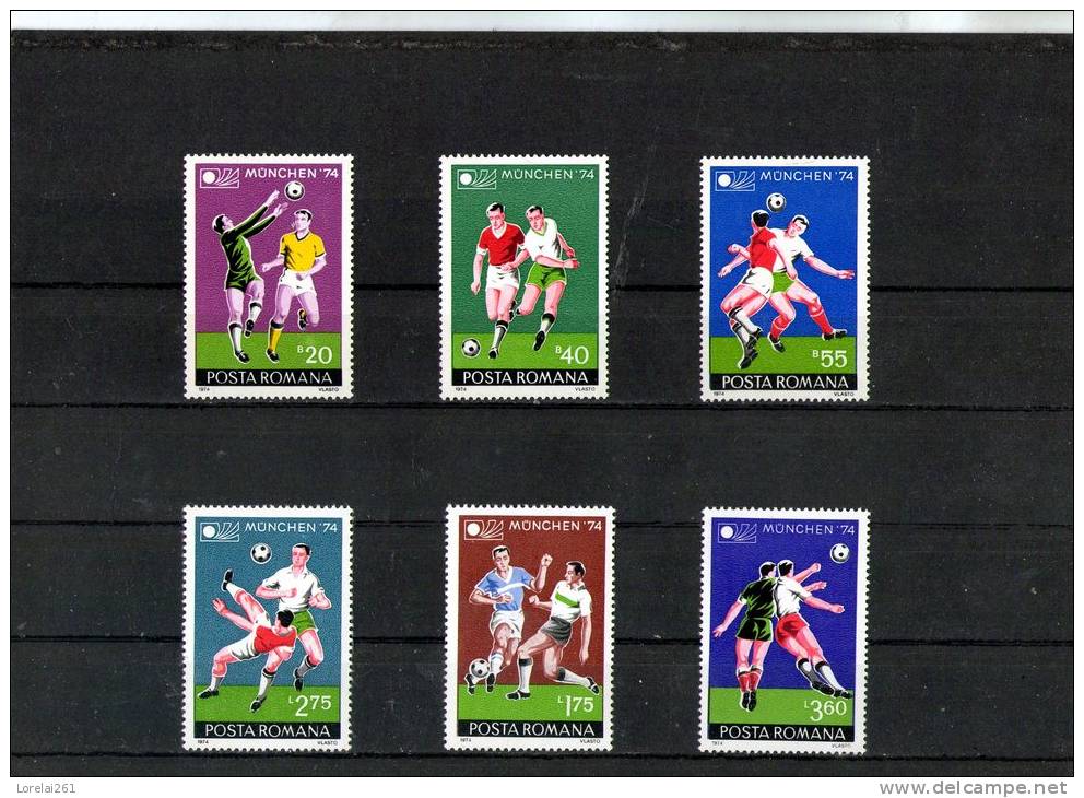 1974 -  Coupe De Football,a Munich Yv No 2846/2851 Et Mi No 3203/3208 MNH - Nuevos