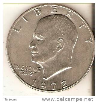 MONEDA DE ESTADOS UNIDOS DE 1 DOLLAR DEL AÑO 1972 - 1971-1978: Eisenhower