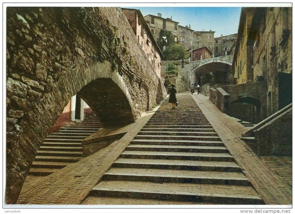 Italy, Perugia, Appia Street, Unused Postcard [12085] - Perugia