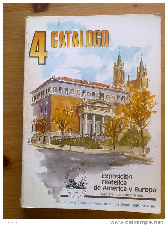 LIBRO ESPAMER 1980 CATALOGO MADRID  OCTUBRE 1980.HISTORIA POSTAL.UNICO PARA  VENTA,200 PAGINAS,MULTITUD DE IMAGENES.PRES - Philatelic Exhibitions