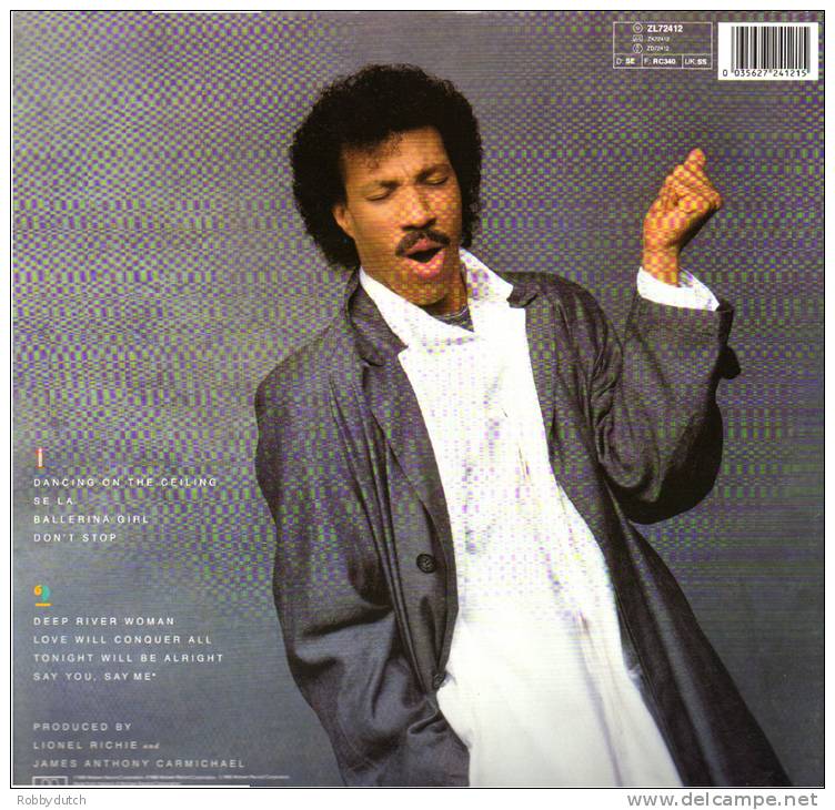 * LP *  LIONEL RICHIE - DANCING ON THE CEILING (Germany 1985 EX-!!!) - Soul - R&B