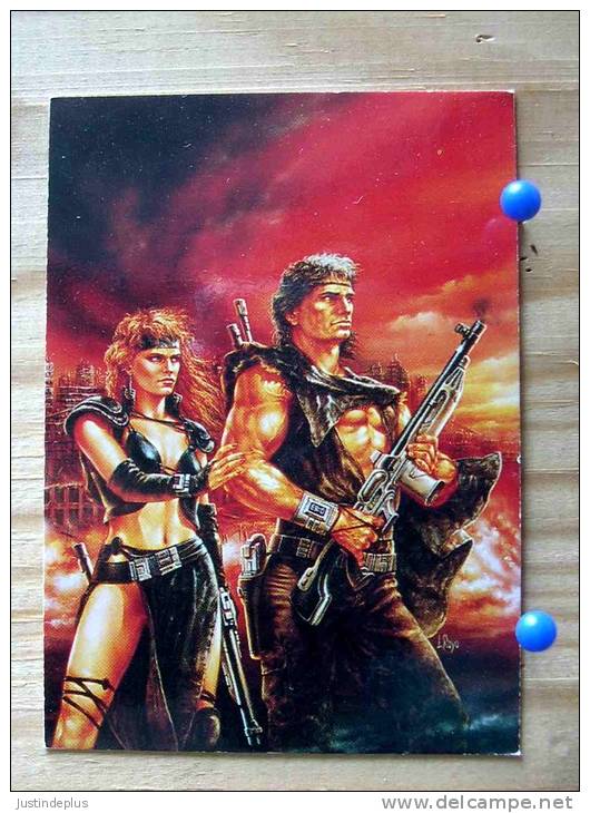 LUIS ROYO COLLECTOR CARDS  29 DOOMSDAY WARRIOR COUPLE GUERRIER SERIE FROM FANTASY TO REALITY - Other & Unclassified