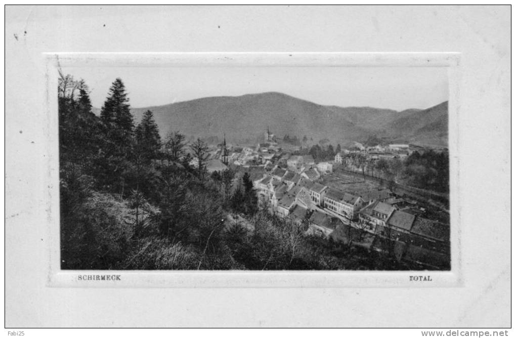 SCHIRMECK  Carte Colorisée (scan En Noir Et Blanc !!!) - Schirmeck