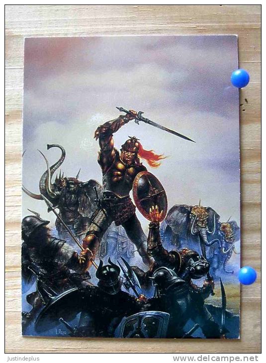 LUIS ROYO COLLECTOR CARDS   40 THE HORSECLANS II GUERRIER   SERIE FROM FANTASY TO REALITY - Autres & Non Classés