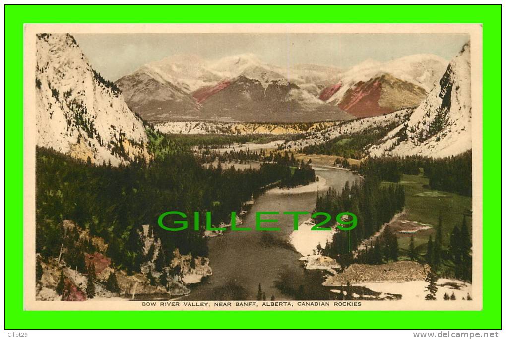BANFF, ALBERTA - BOW RIVER VALLEY, CANADIAN ROCKIES - THE GOWEN SUTTON CO LTD - - Banff