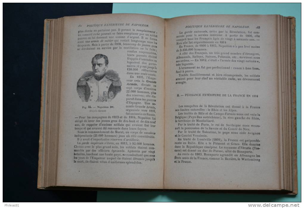 Cours d'histoire de France - de 1774 à 1851 - 2ème année E. SIEURIN et C. CHABERT - 1922 - MASSON et Cie éditeurs