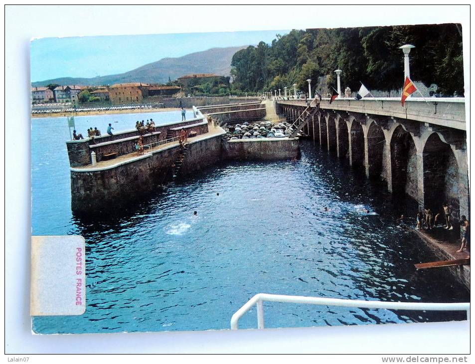 Carte Postale Ancienne : ZARAUZ : Piscina Del Puerto - Andere & Zonder Classificatie