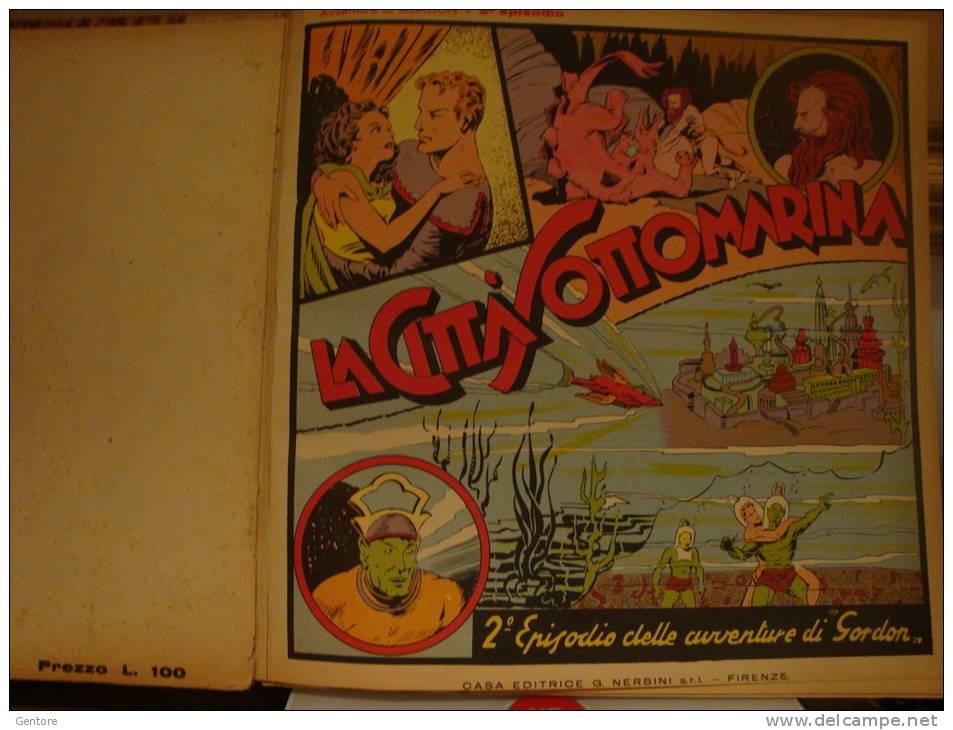 AVVENTURE DI GORDON  1° Serie Del 1957 Dal 1° Al 21° Episodio - 21 Fascicoli Rilegati In Un Unico Volume - Comics 1930-50