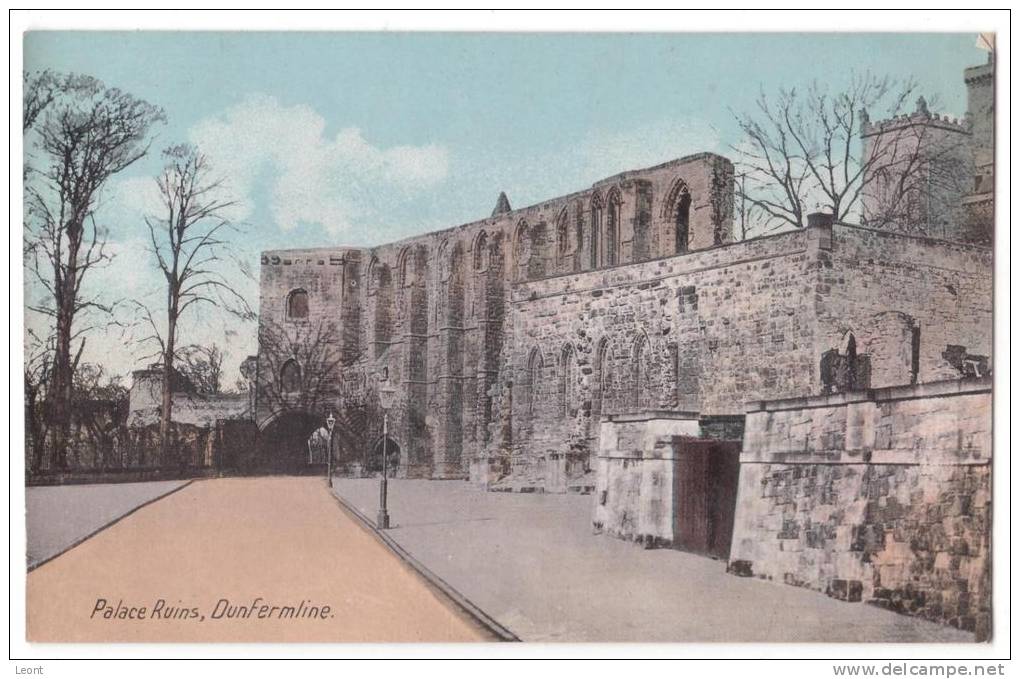 Scotland - Dunfermline - Palace Ruins  - 1917 - Philco Series - Not Used - Fife