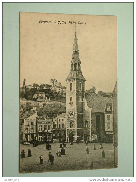 L'Eglise NOTRE-DAME / Anno 1906 ( Zie Foto Voor Details ) !! - Verviers