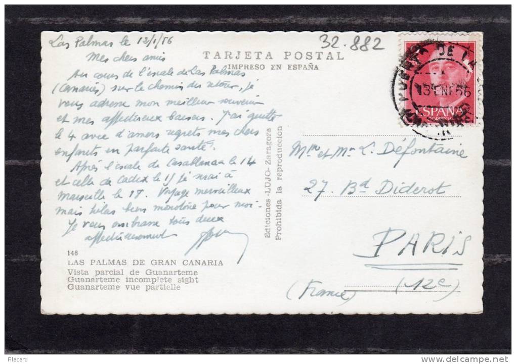 32882    Spagna,   Las  Palmas  De  Gran  Canaria,  Vista  Parcial De  Guanarteme,  VG  1956 - La Palma