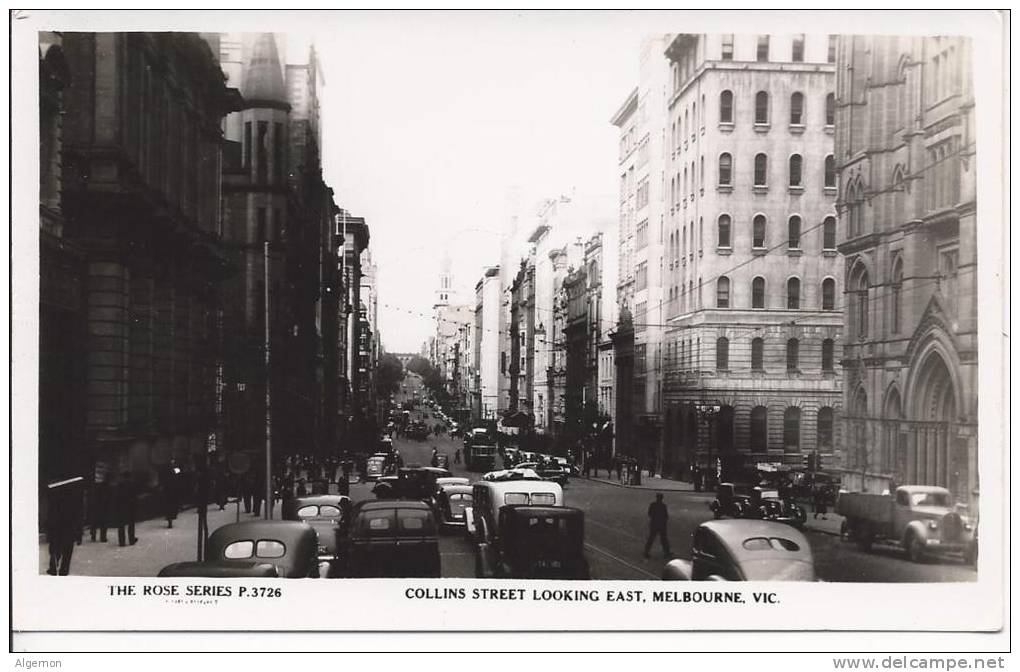 L 693 - Collins Street Looking East Melbourne - Melbourne