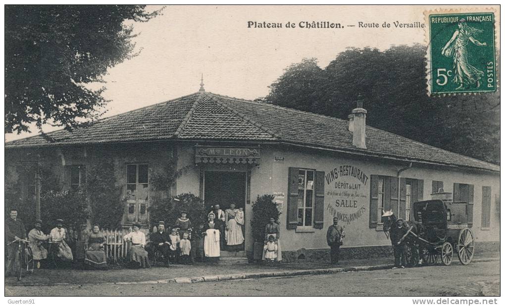 ( CPA 92)  CHÂTILLON  /  Route De Versailles -  Plateau De Châtillon  - - Châtillon