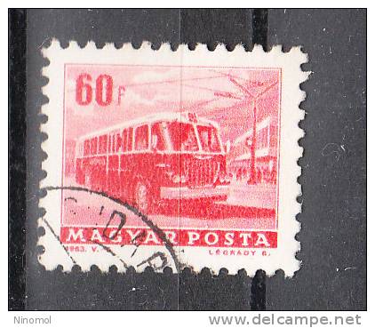 Ungheria    -   1971. Autobus.  Bus - Busses