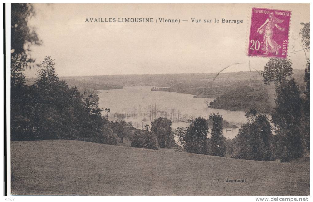 AVAILLES LIMOUSINE - Vue Sur Le Barrage - Availles Limouzine