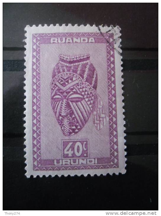 RUANDA URUNDI N°158 Oblitéré - Oblitérés