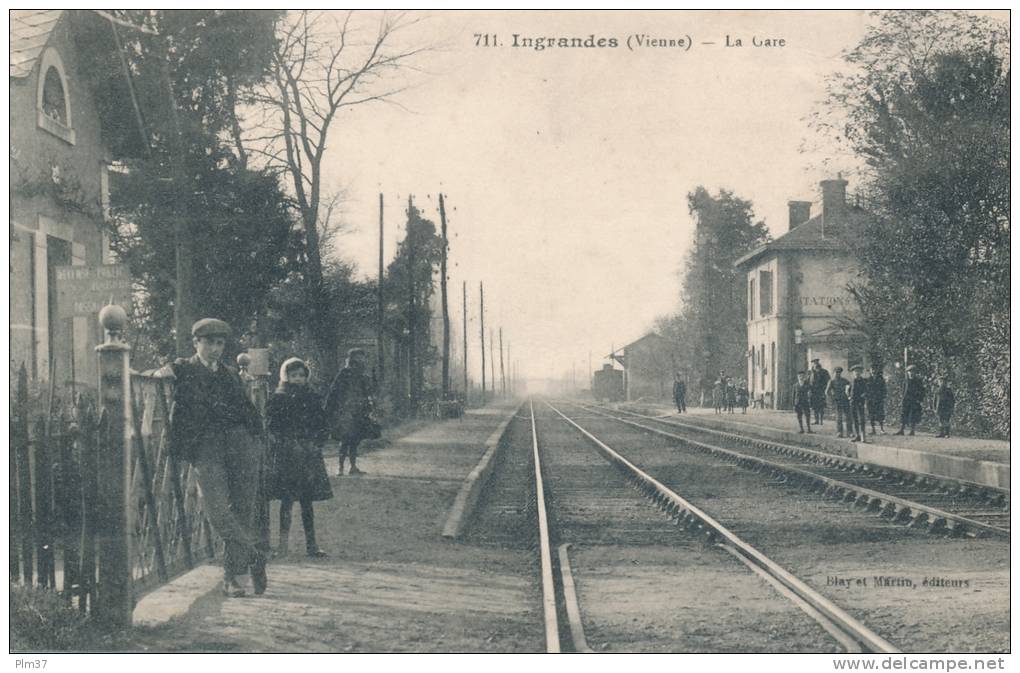 INGRANDES - La Gare, Vue Intérieure - Ingrandes