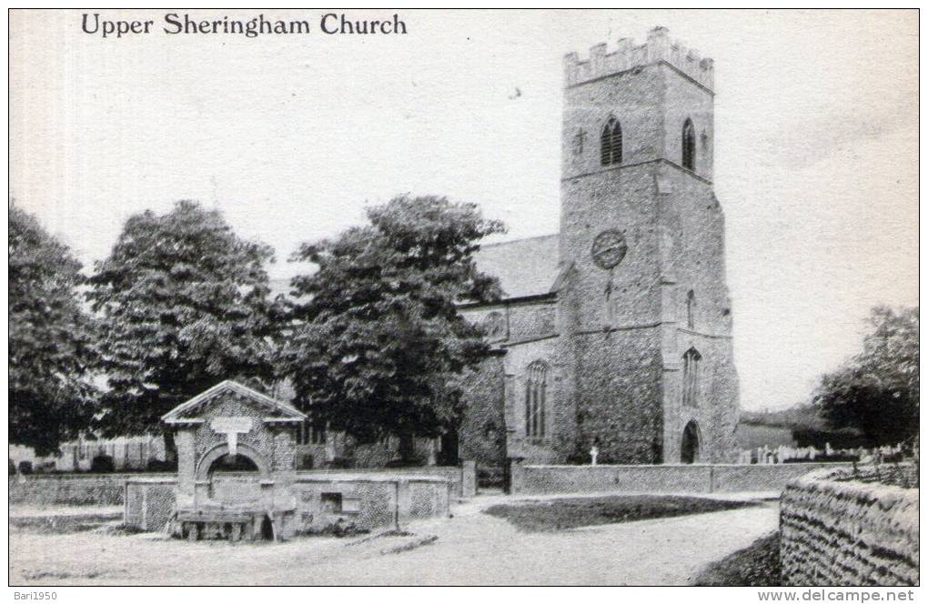 Beatiful  Old Post Card    "  Upper Sherngham Church  " - Sonstige & Ohne Zuordnung
