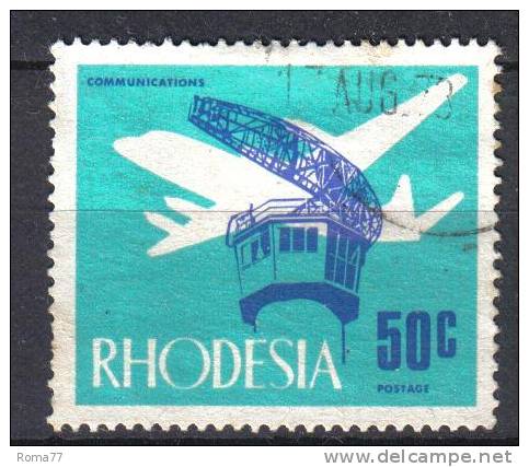 R259 - RHODESIA DEL SUD 1970, 50 Cent N. 193  Used - Rhodésie Du Sud (...-1964)