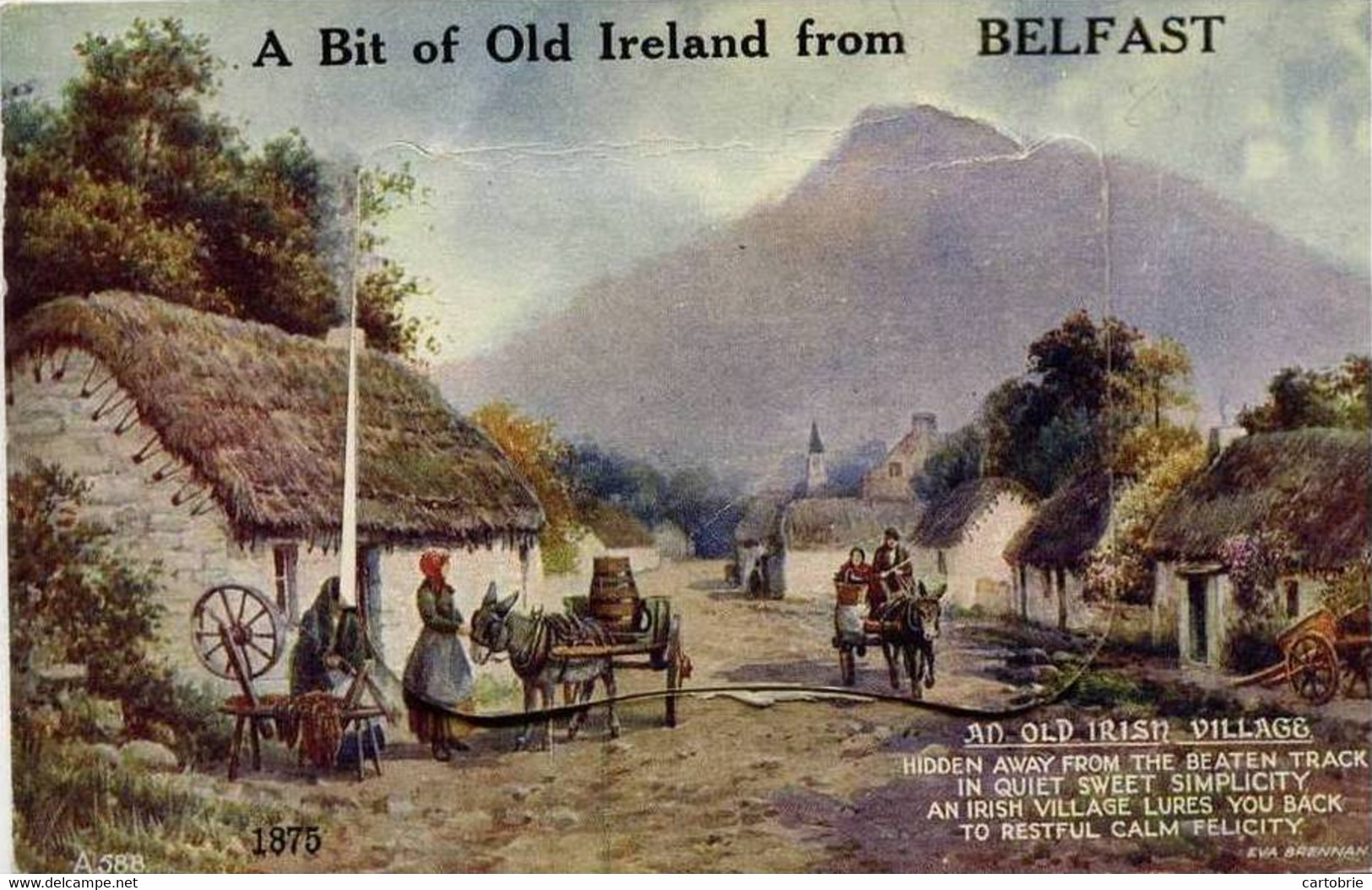 Irlande Du Nord - BELFAST - A Bit Of Old Ireland From Belfast - Mailing Novelty - Carte à Système Dépliant 12 Vues - Antrim