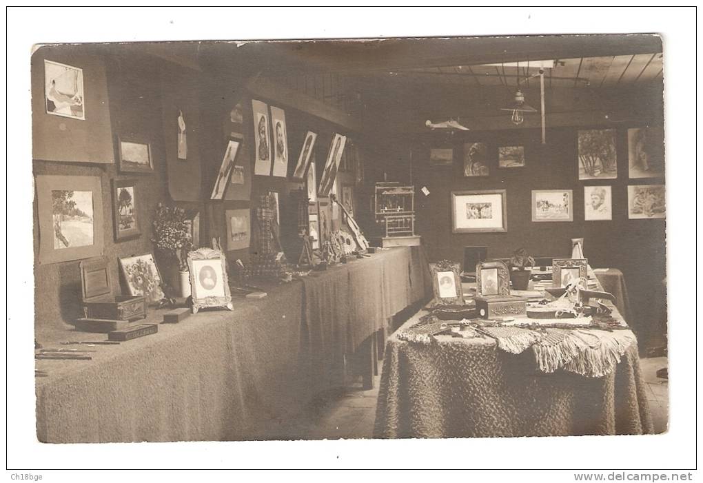 Carte Photo : Paris ( 15ème) : Intérieur Magasins ( Livres Antiquités ? ) " La Bretagne à Paris" 31 Rue Du Laos 15ème - Arrondissement: 15