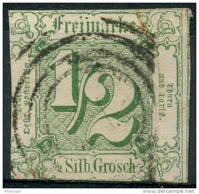 Allemagne Tour Et Taxi (1859) N 8 (o) 2ieme Choix - Oblitérés