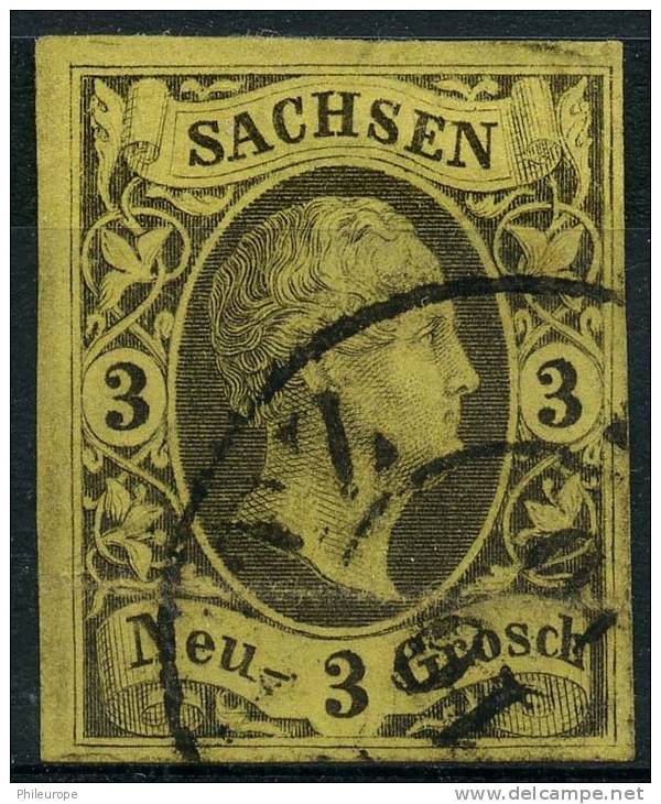 Allemagne Saxe  (1851) N 5 (o) - Sachsen