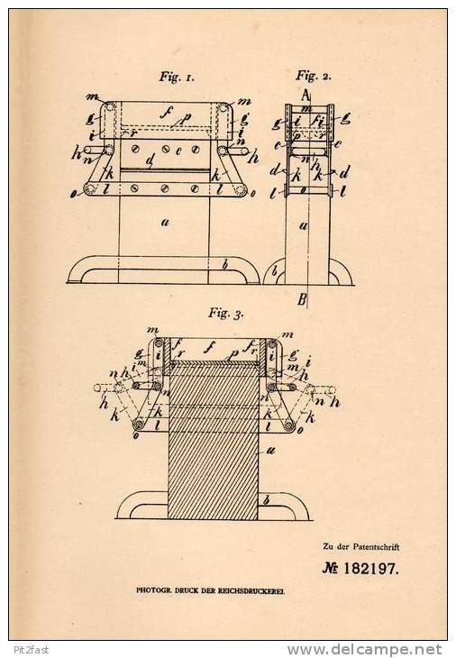 Original Patentschrift - F. Knaack In Holm B. Uetersen I. Holstein , 1906 , Apparat Für Ziegelpresse , Ziegelei !!! - Historische Dokumente
