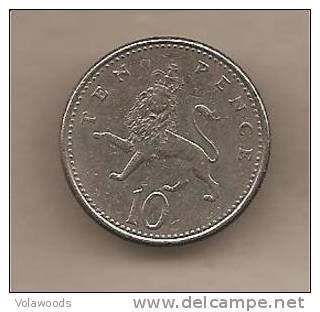 Regno Unito - Moneta Circolata Da 10 Pence Km938b - 1992 - 10 Pence & 10 New Pence