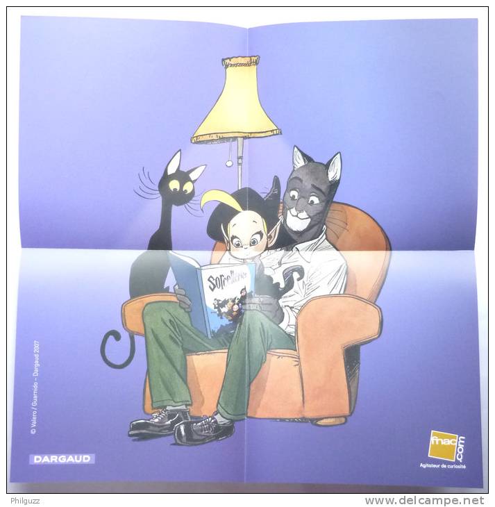 POSTER GUARNIDO BLACKSAD - SORCELLERIE DARGAUD FNAC 2007 - Affiches & Offsets