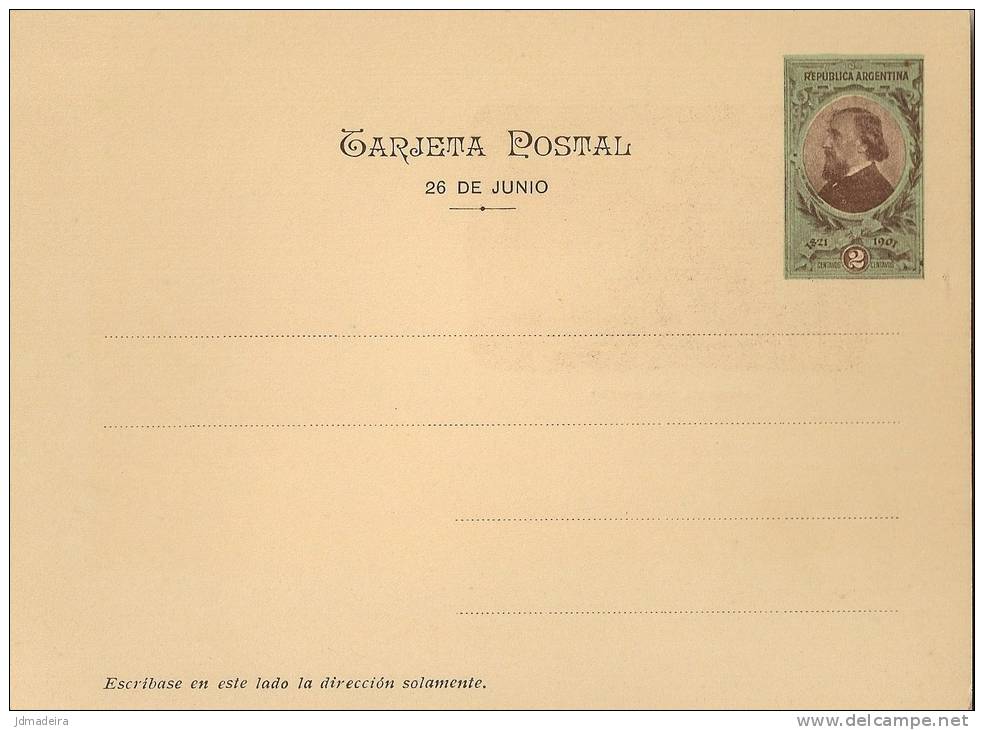Argentina 2 Centavos Mint Stationary Card - Postal Stationery