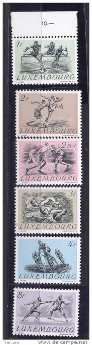 Luxembourg1952: OLYMPICS Michel495-500mnh** - Sommer 1952: Helsinki