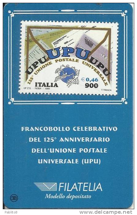 ITALIA REPUBBLICA ITALY  1999 UPU PERFETTO - Cartes Philatéliques