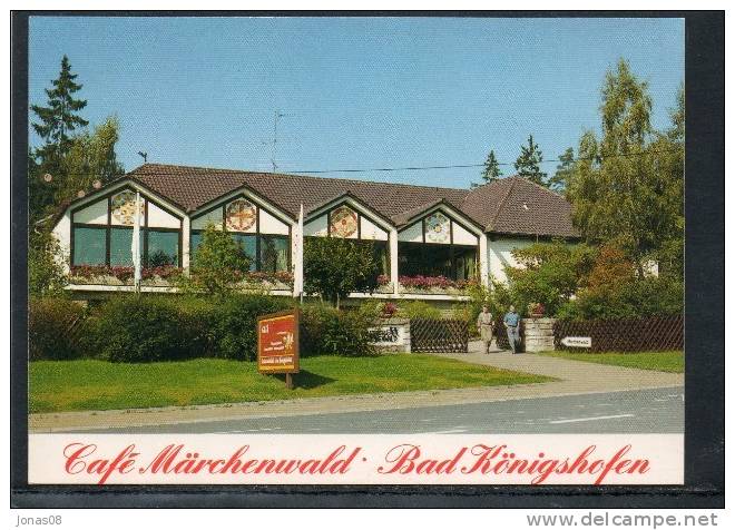 8742 BAD KÖNIGSHOFEN-SAMBACHSHOF  -  HASSBERG MÄRCHENWALD   CAFE - Bad Königshofen