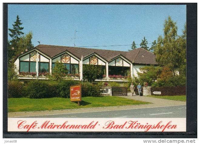 8742 BAD KÖNIGSHOFEN-SAMBACHSHOF  -  HASSBERG MÄRCHENWALD   CAFE - Bad Koenigshofen