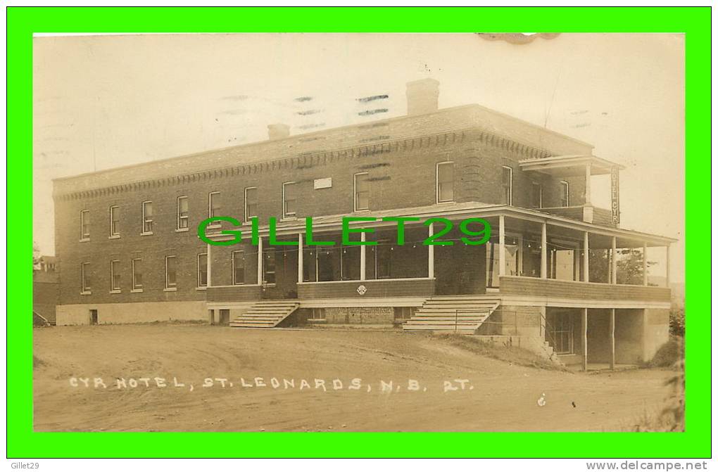 ST LEONARDS, NEW BRUNSWICK - TRAVEL IN 1931 - FROM STUDIO EASTERN - - Autres & Non Classés