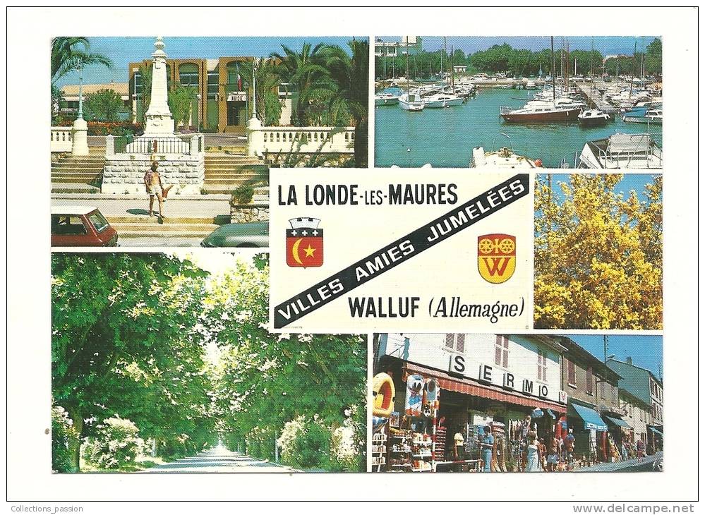 Cp, 83, La Londe Des Maures, Multi-Vues, Voyagée 1989 - La Londe Les Maures