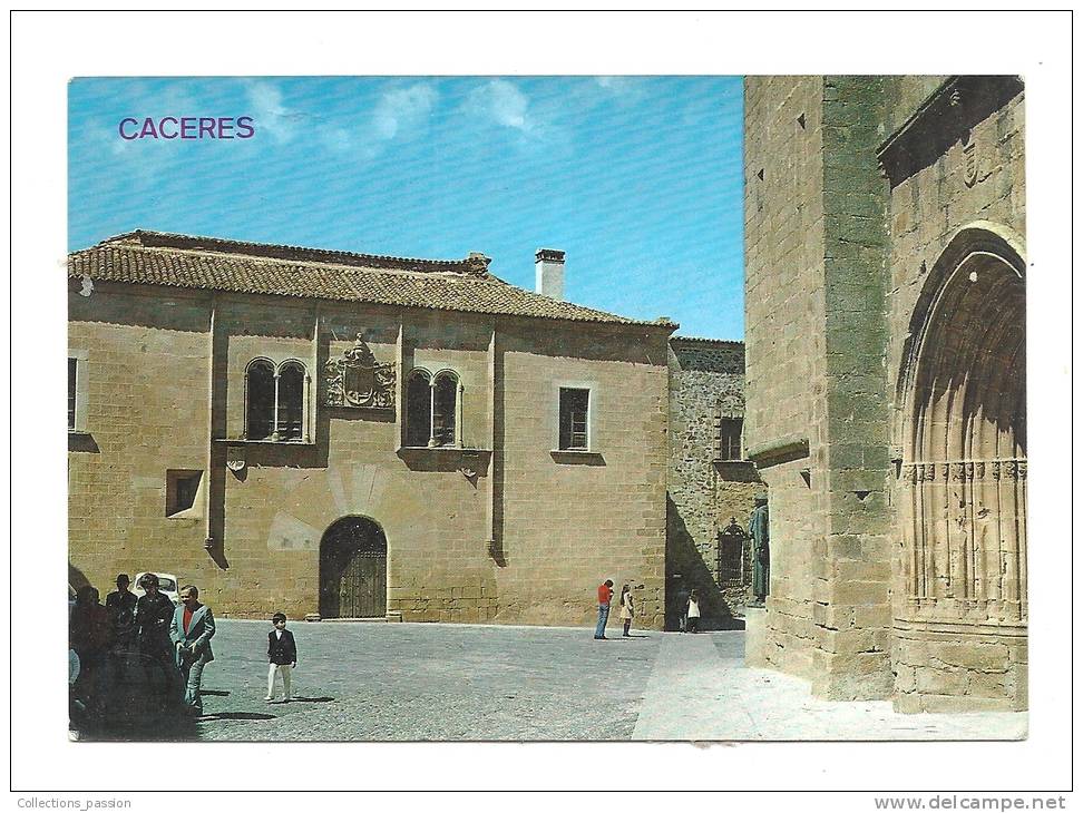 Cp, Espagne, Caceres, Palais De Mayoralgo - Cáceres