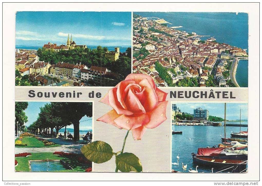 Cp, Suisse, Neuchatel, Multi-Vues - Neuchâtel