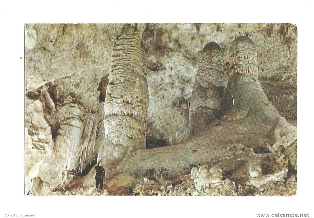 Cp, Etats-Unis, Carlsbad Caverns National Park, Giant And Twin Domes, Voyagée 1957 - Other & Unclassified